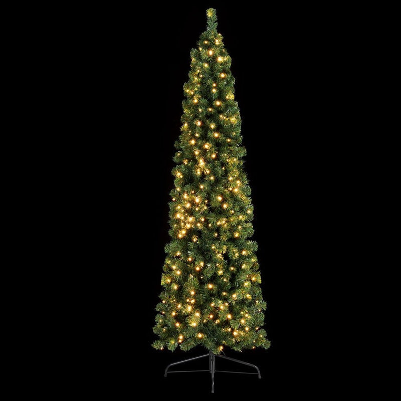 Jingle Jollys Christmas Tree 2.1M Corner Xmas Tree Party Decorations 430 Tips Payday Deals