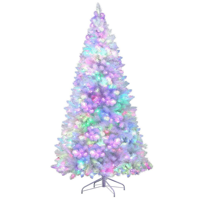 Jingle Jollys Christmas Tree 2.1m RGB Remote Xmas Party Decorations 1310 Tips Payday Deals