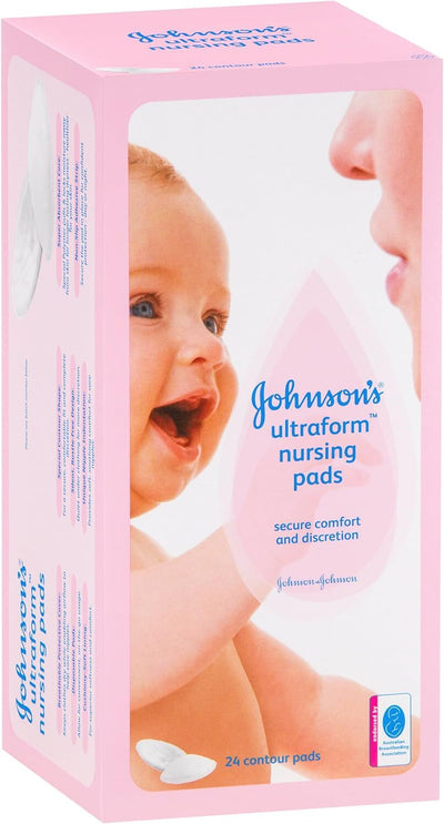 Johnsons 1 Pack of 24 Ultraform Nursing Pads Secure Comfort and Discretion