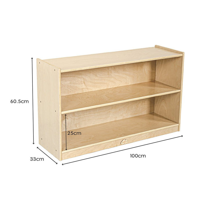 Jooyes 2 Shelf Wooden Storage Cabinet H60.5cm Payday Deals