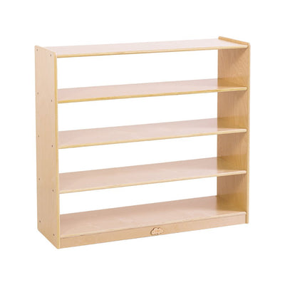 Jooyes 4 Shelf Wooden Storage Cabinet Open Back H91cm Payday Deals