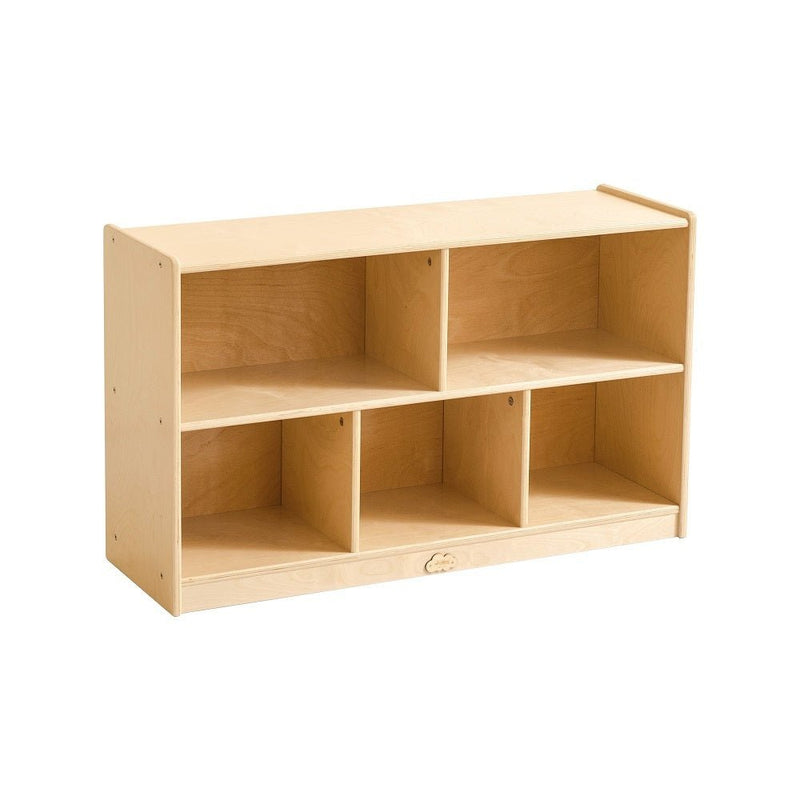 Jooyes 5 Cubby Cabinet Kids Bookshelf Organiser Storage - H60.5cm Payday Deals