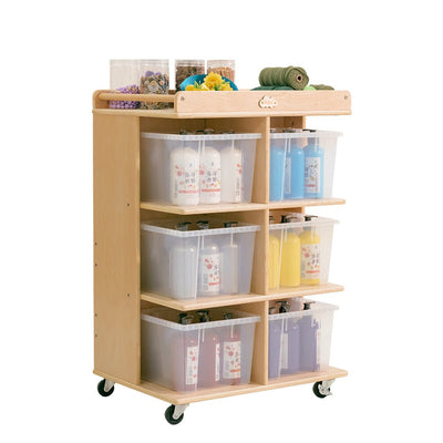 Jooyes 6 Tray Storage Cabinet With Castors Payday Deals