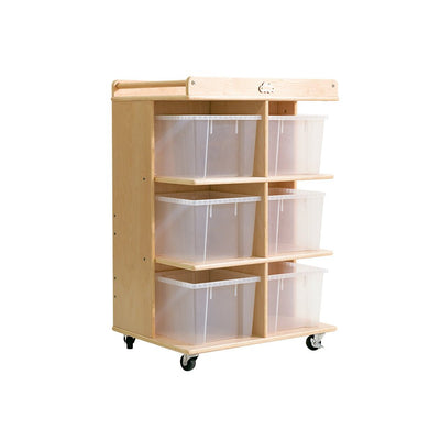 Jooyes 6 Tray Storage Cabinet With Castors Payday Deals