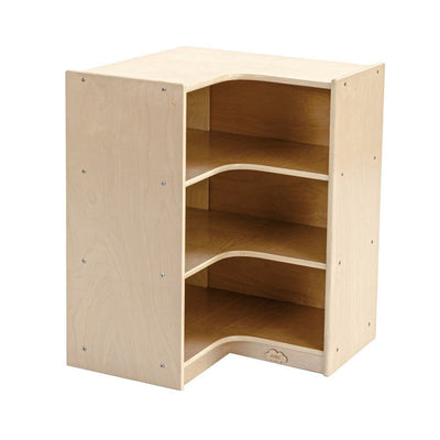 Jooyes Kids 3 Shelf Corner Storage Cabinet - H76cm Payday Deals