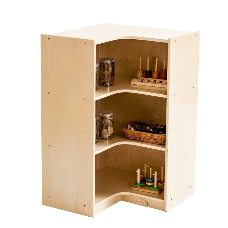 Jooyes Kids 3 Shelf Corner Storage Cabinet - H91cm Payday Deals