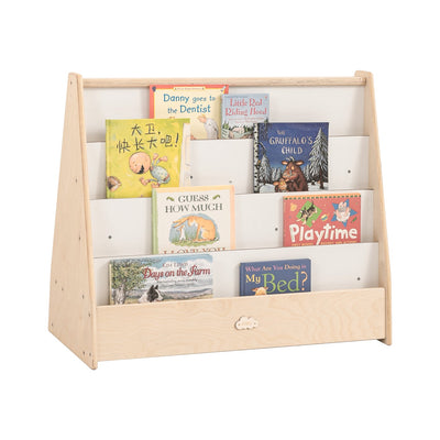 Jooyes Kids 4 Tier Wooden Display Bookcase With White Board And Storage Payday Deals