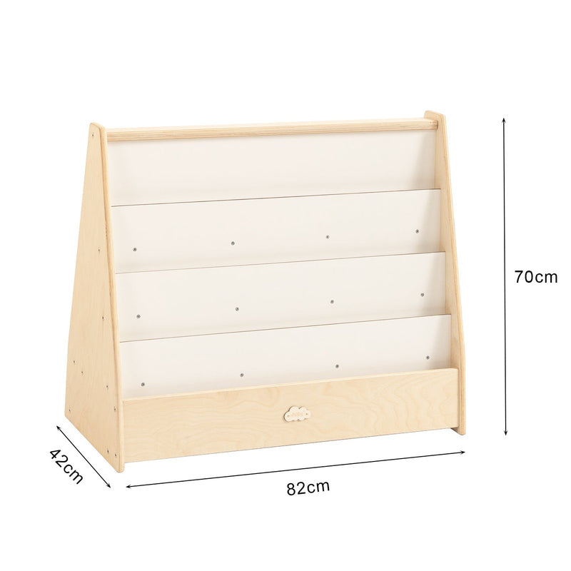 Jooyes Kids 4 Tier Wooden Display Bookcase With White Board And Storage Payday Deals
