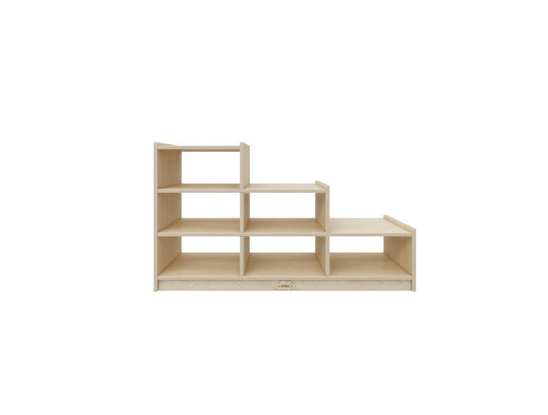 Jooyes Kids Ladder Storage Cabinet With 6 Bins - H60.5cm Payday Deals