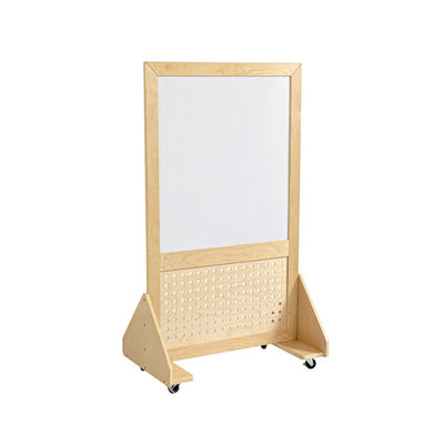 Jooyes Magnetic Mobile Discover Whiteboard with Pegboard - H140cm Payday Deals