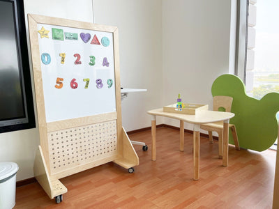 Jooyes Magnetic Mobile Discover Whiteboard with Pegboard - H140cm Payday Deals