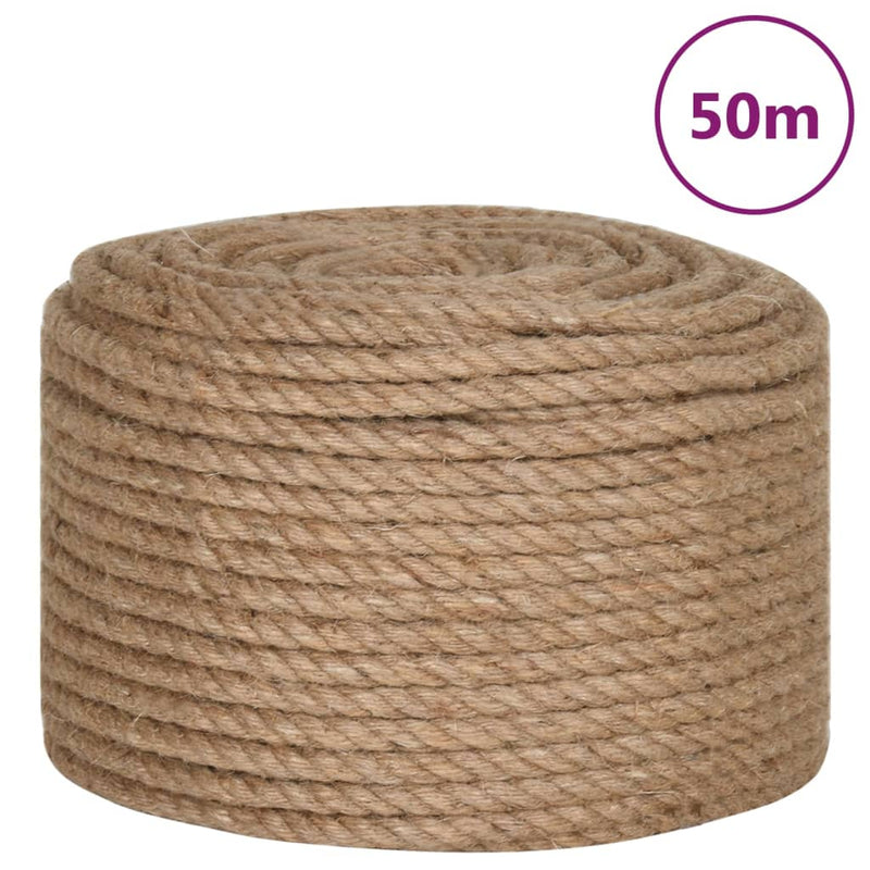Jute Rope 50 m Long 10 mm Thick Payday Deals
