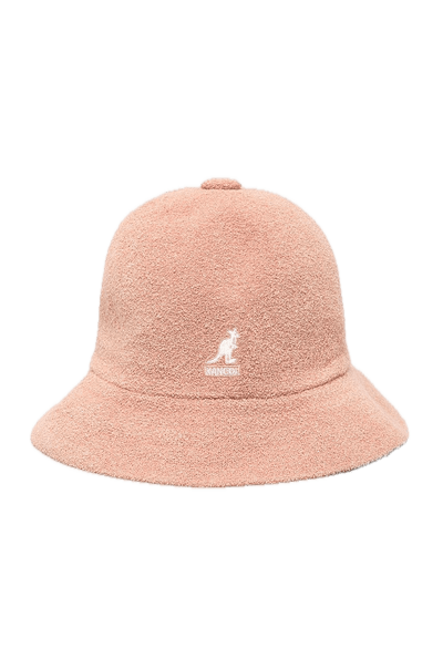 Kangol Bermuda Casual Bucket Hat Terry Towelling Cap - Dusty Rose