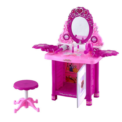Keezi 30 Piece Kids Dressing Table Set - Pink Payday Deals