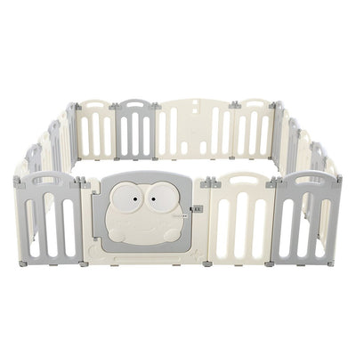 Keezi Baby Playpen 20 Panels Foldable Toddler Fence Safety Play Activity Centre Payday Deals