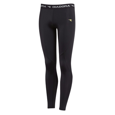 Kids DIADORA Compression Tights Long Johns Running Junior Boys Thermal - Black - 16 Payday Deals