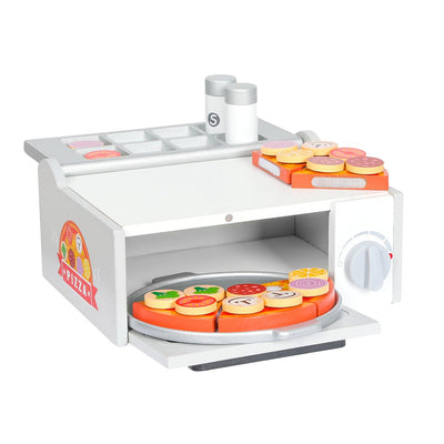 Kids Kitchen Play Set Wooden Toys Children Cooking Pizza Role Food Home Cookware Payday Deals