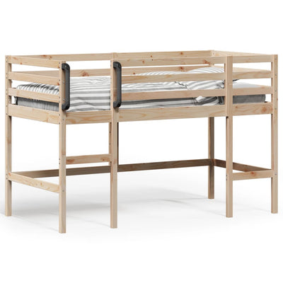 Kids' Loft Bed without Mattress 90x190 cm Solid Wood Pine Payday Deals