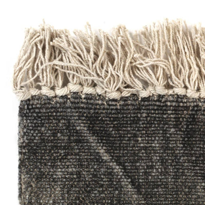 Kilim Rug Cotton 160x230 cm Anthracite Payday Deals