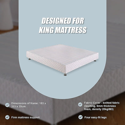 King Bed Ensemble Frame Base Payday Deals