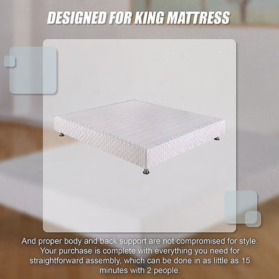 King Bed Ensemble Frame Base Payday Deals