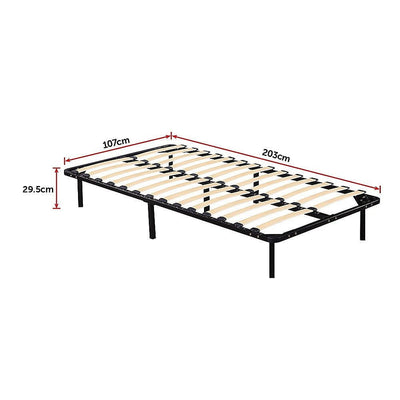 King Single Metal Bed Frame - Bedroom Furniture Payday Deals