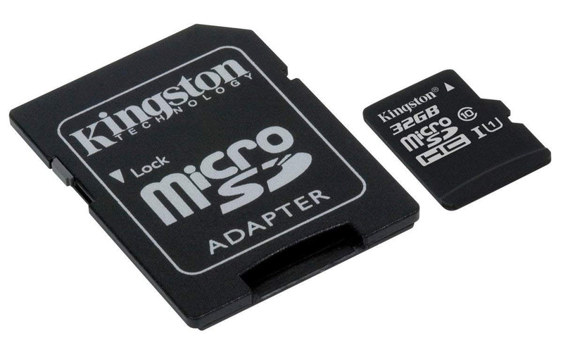 KINGSTON  Canvas Select:MicroSD 32GB , 80MB/s read and 10MB/s write with SD adapter SDCS/32GB Payday Deals