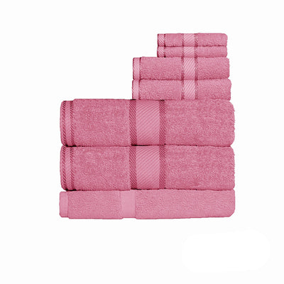 Kingtex 550gsm Cotton 7 Pce Bath Sheet Set Lip Gloss Payday Deals