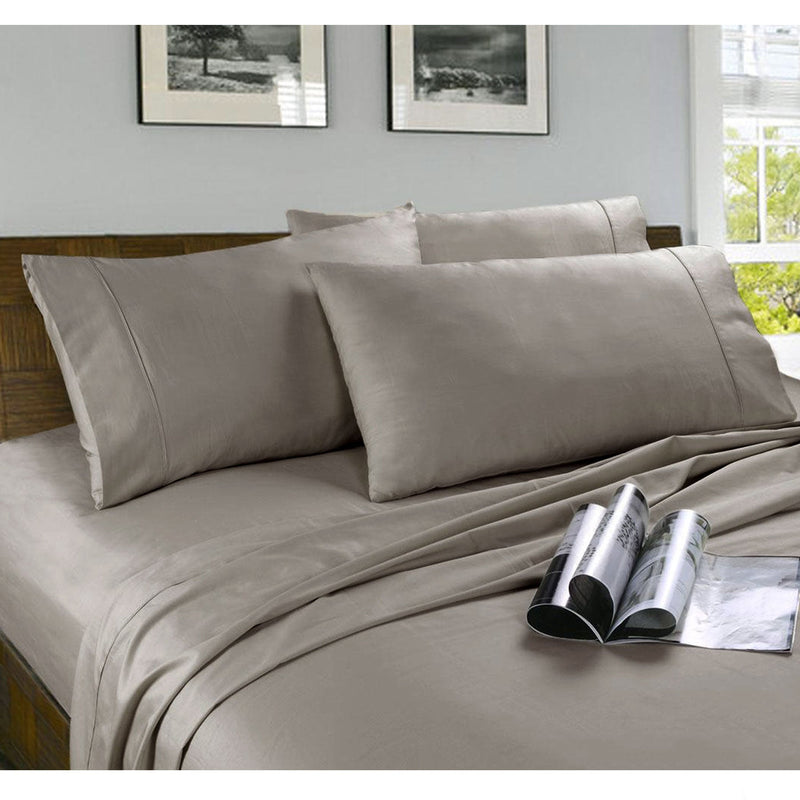 Kingtex Microfibre Sheet Set Coffee Single Payday Deals