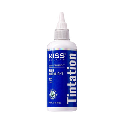 Kiss Tintation Semi-Permanent Hair Colour Aloe Vera 148ml Blue Moonlight T223