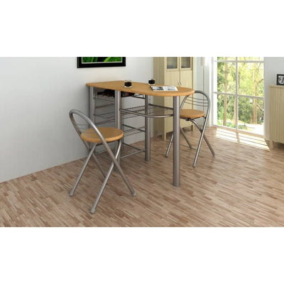 Kitchen / Breakfast Bar / Table and Chairs Set Wood Payday Deals