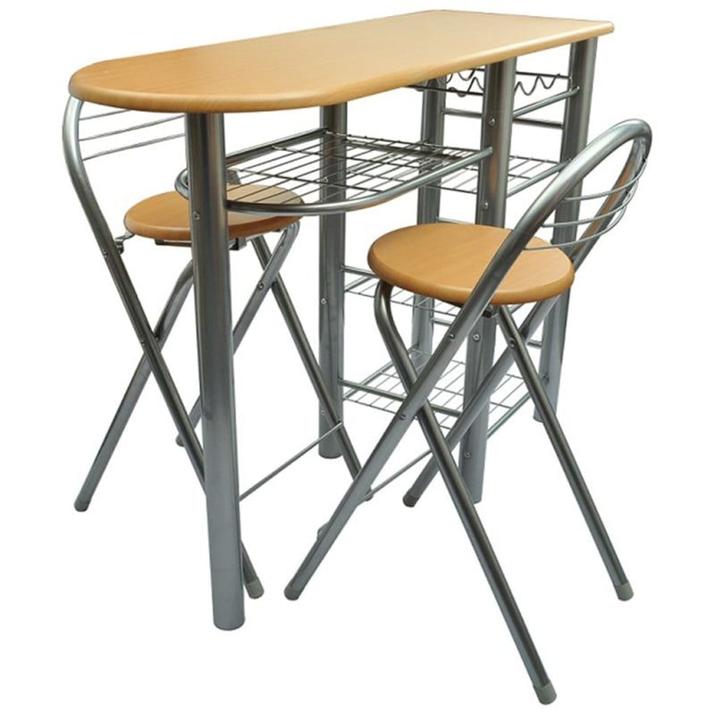 Kitchen / Breakfast Bar / Table and Chairs Set Wood Payday Deals