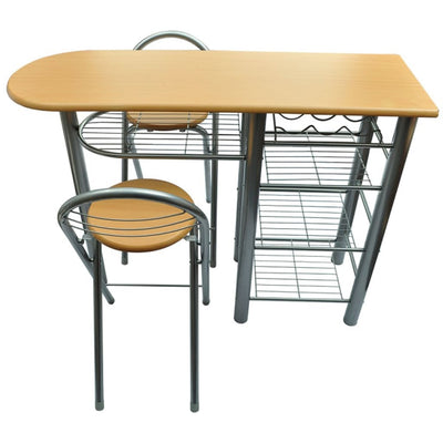 Kitchen / Breakfast Bar / Table and Chairs Set Wood Payday Deals