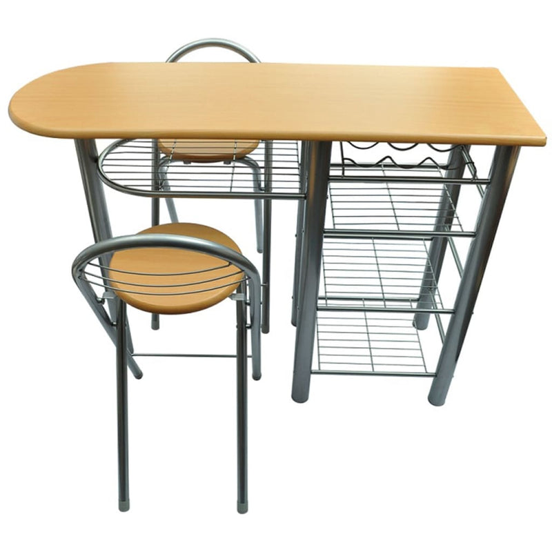 Kitchen / Breakfast Bar / Table and Chairs Set Wood Payday Deals