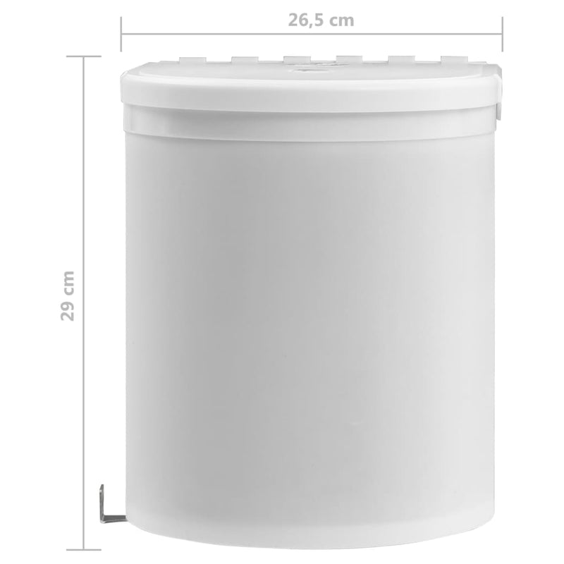 Kitchen Built-in Dust Bin Plastic 12 L Payday Deals
