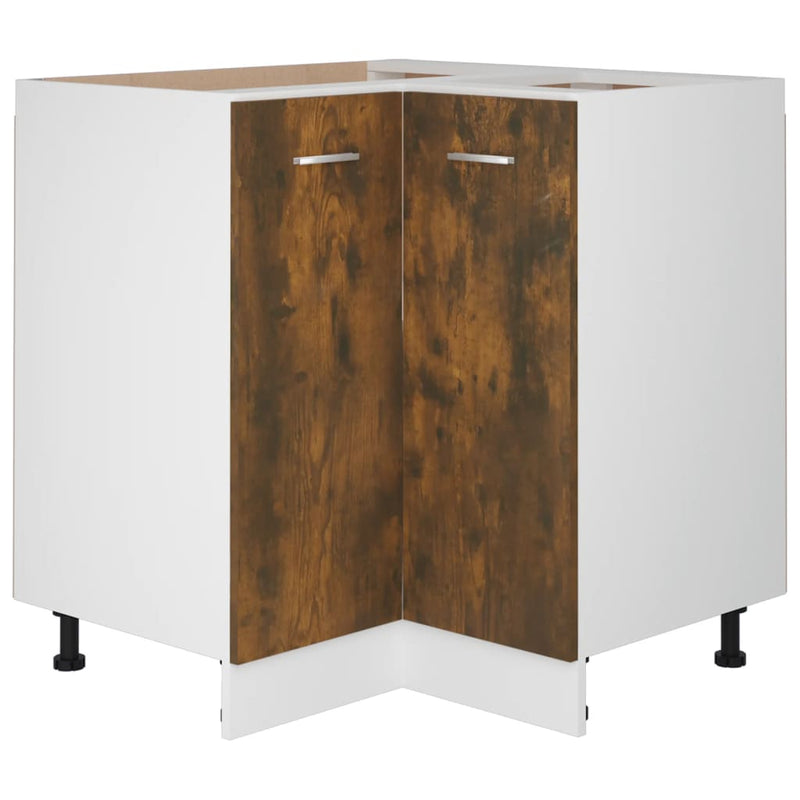 Kitchen Cabinet Smoked Oak 75.5x75.5x81.5 cm Engineered Wood Payday Deals
