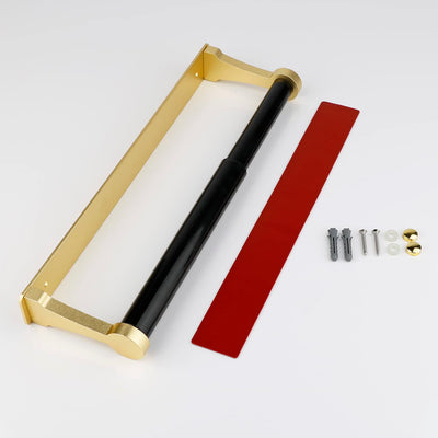 Kitchen Paper Holder Under Cabinet Screw Wall Mount Adhesive Paper Towel Holder Rectangle Gold Payday Deals