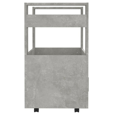 Kitchen Trolley Concrete Grey 60x45x80 cm Engineered Wood Payday Deals