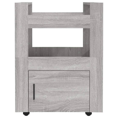 Kitchen Trolley Grey Sonoma 60x45x80 cm Engineered Wood Payday Deals