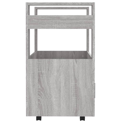 Kitchen Trolley Grey Sonoma 60x45x80 cm Engineered Wood Payday Deals