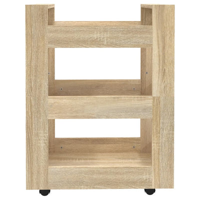 Kitchen Trolley Sonoma Oak 60x45x80 cm Engineered Wood Payday Deals