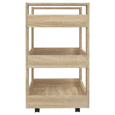 Kitchen Trolley Sonoma Oak 60x45x80 cm Engineered Wood Payday Deals