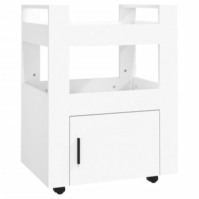 Kitchen Trolley White 60x45x80 cm Engineered Wood Payday Deals