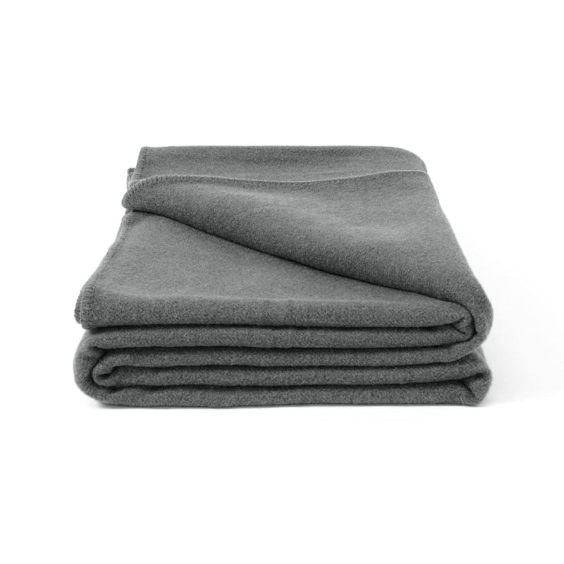 Laconia 400GSM Premium Australian Pure Wool Blanket Grey Double Payday Deals