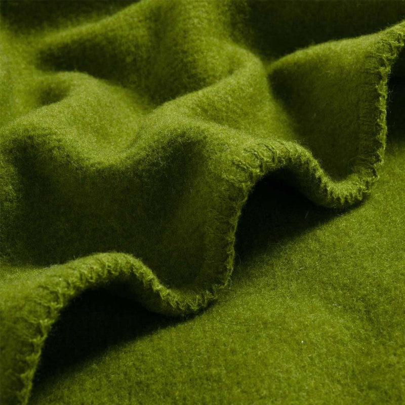 Laconia 400GSM Premium Australian Pure Wool Blanket Moss Green Double Payday Deals