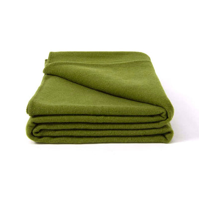 Laconia 400GSM Premium Australian Pure Wool Blanket Moss Green Double Payday Deals