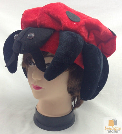 LADYBUG HAT Animal Novelty Cap Party Wear Fancy Dress Costume Accessory Payday Deals