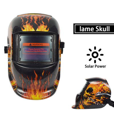Lame skull Solar Welding Helmet Auto Darkening Welder Soldering Lens ARC TIG MIG MAG Mask Payday Deals