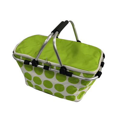 Large Folding Picnic Bag Basket Hamper Camping Hiking Insulated Lunch Cooler Bag Payday Deals