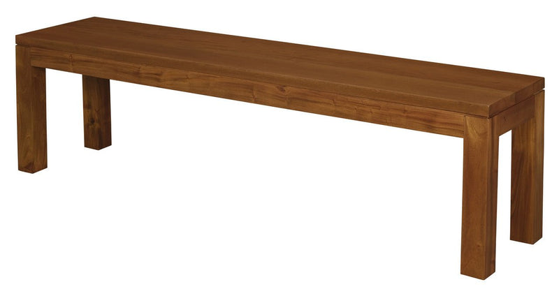 Large Tilda Solid Mahogany Bench (Light Pecan) Payday Deals